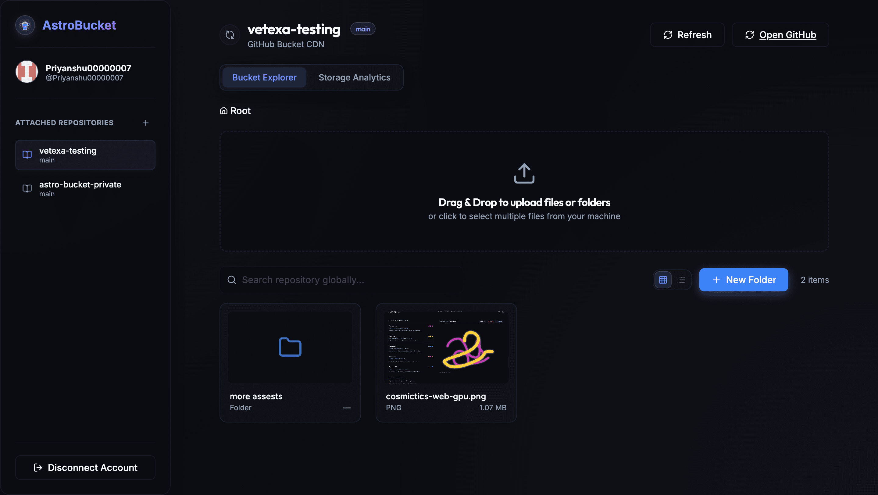 AstroBucket screenshot 2