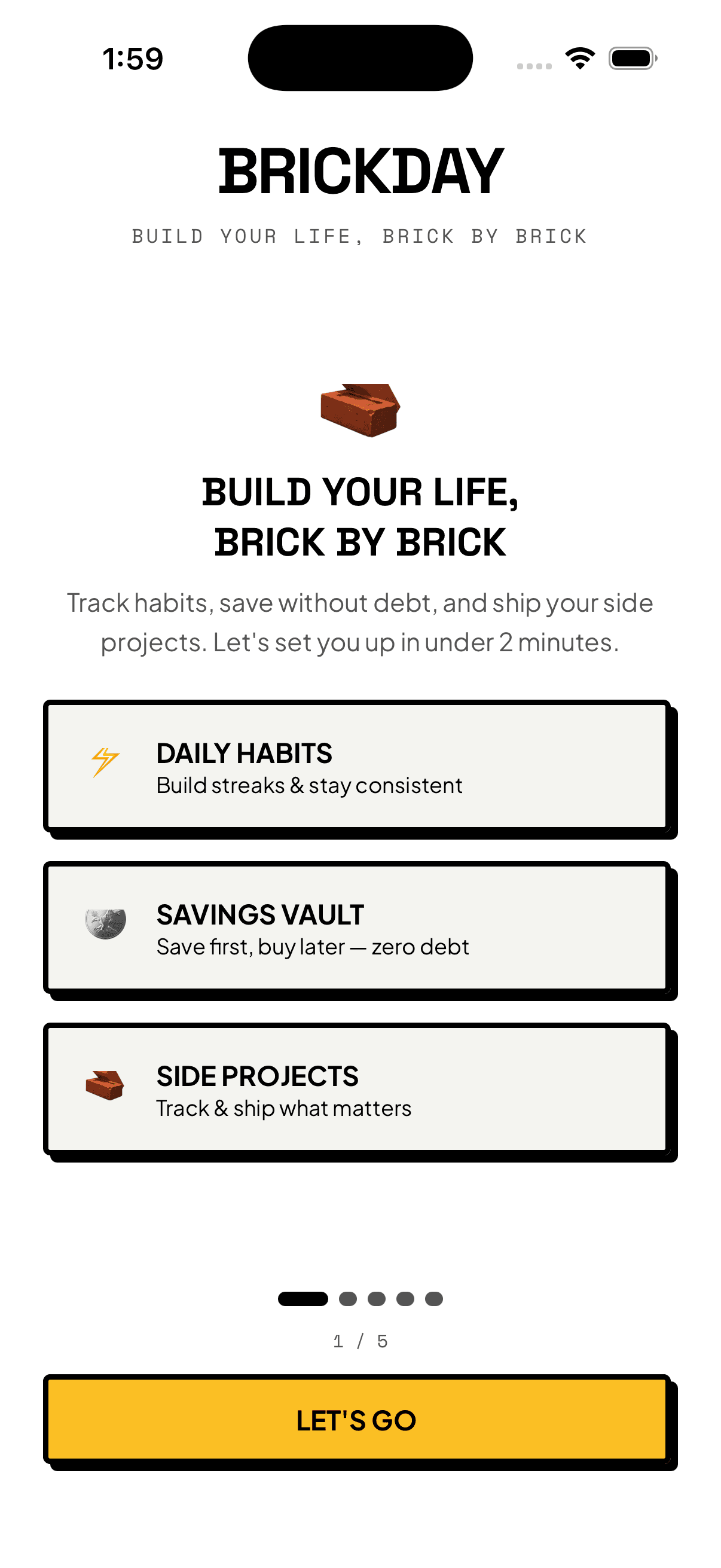 Brikday screenshot 1